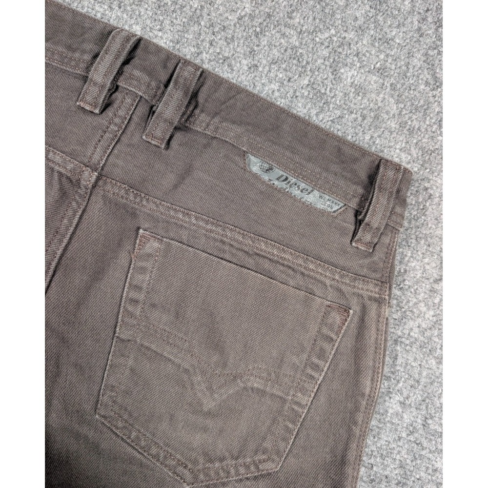Diesel Safado Regular Slim Straight Jeans Mens 29/26 Gray Denim